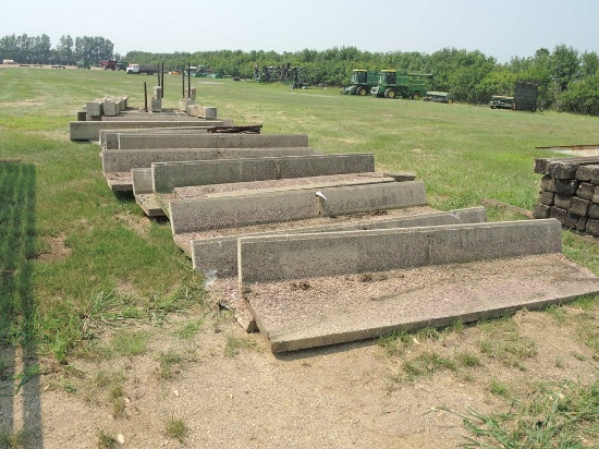 100' of Concrete J/H Feed Bunk