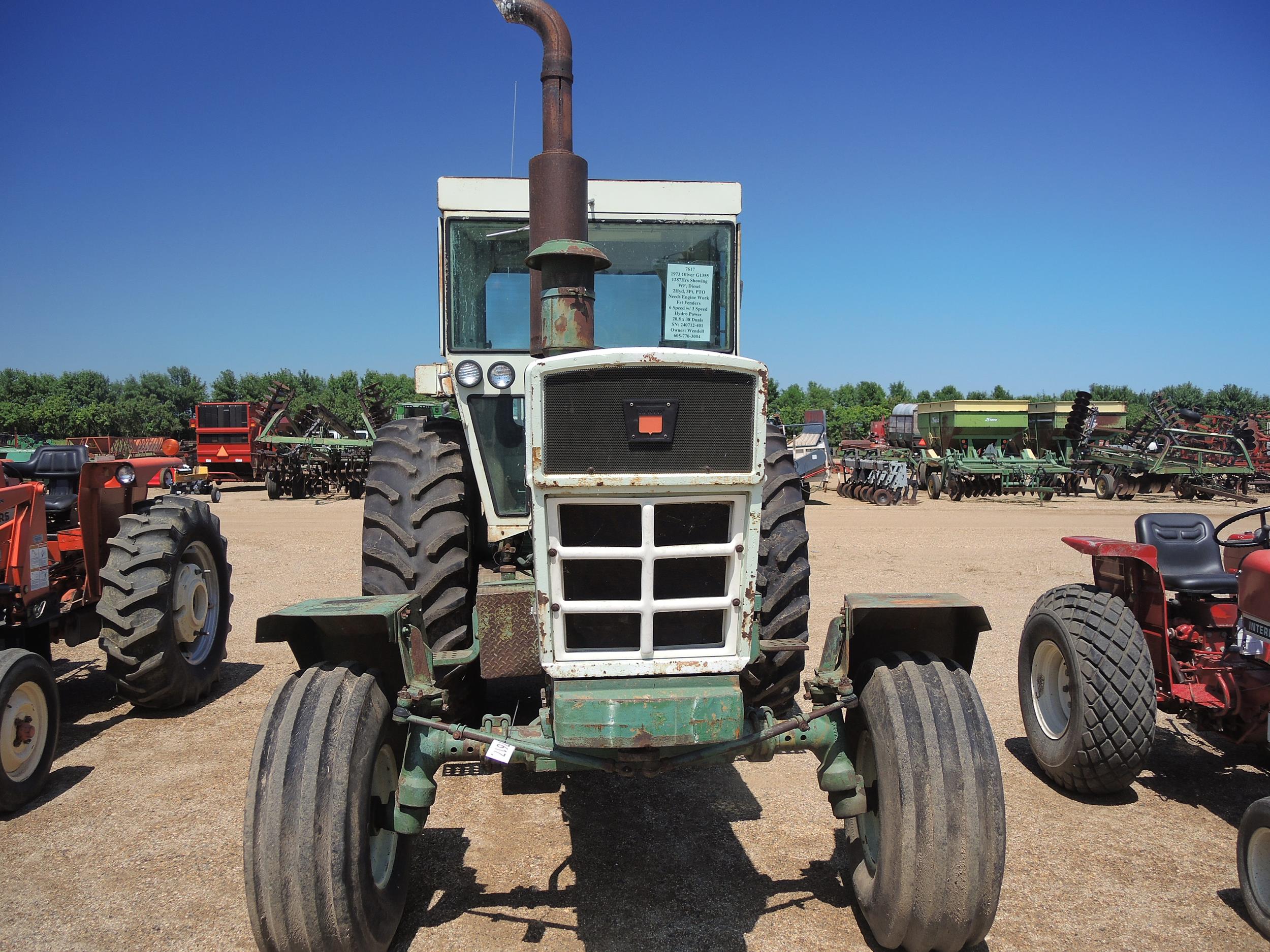 1973 Oliver G1355 Tractor | Proxibid