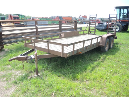 1992 DCT 6 x 18 Utility Trailer