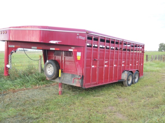 2003 Titan 6' x 20' GN Stock Trailer