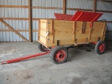 Homemade Wood Trailer on Model A Frame