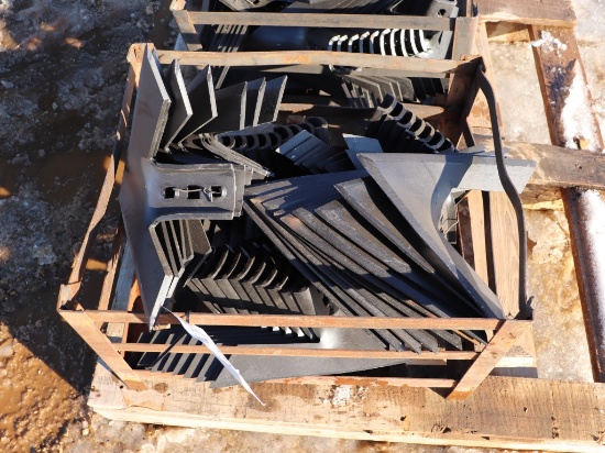 Crate of Cultivator Sweeps