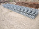 16 - 20' 6 Bar Galvanized Continuous Fence Panels