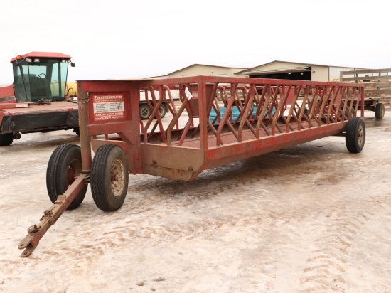 Forever 7.5' x 20' Portable Hay Trailer #