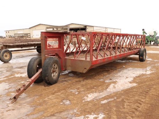Forever 7.5' x 20' Portable Hay Trailer #
