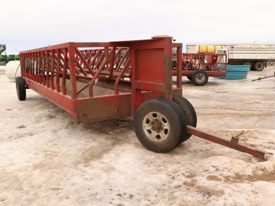 Forever 7.5' x 20' Portable Hay Trailer #