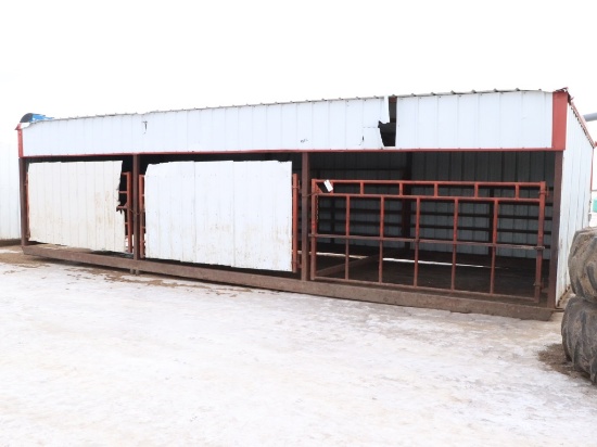 12' x 30' Cattle Shelter