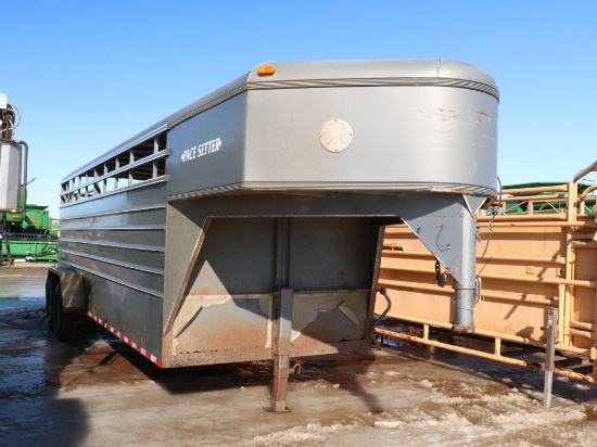2003 Pacesetter 20' GN Stock Trailer #