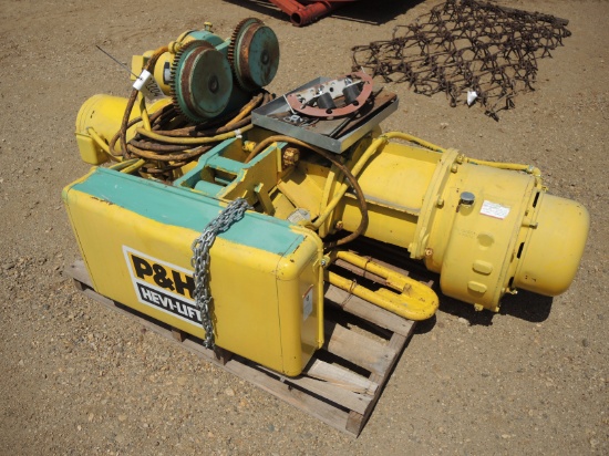 P & H 5 Ton Overhead Crane Hoist #T64639