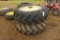 16.9 x 34  Tires w/ Rims #