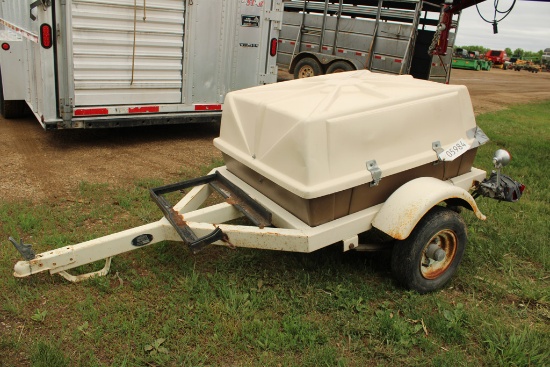 Hmde 3 x 42" 2 Wheel Motorcycle Trailer #