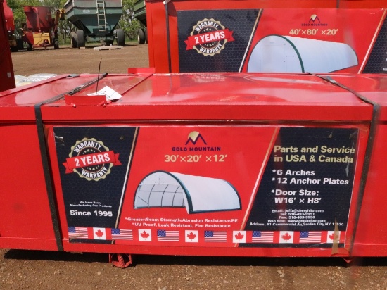 Golden Mount 20 x 30 x 12 Storage Shelter
