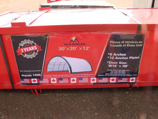 Golden Mount 20 x 30 x 12 Storage Shelter
