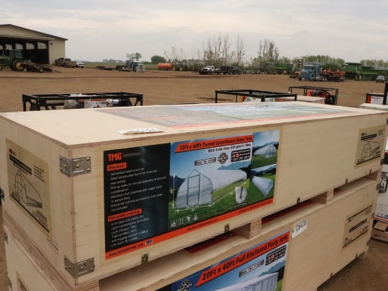 TMG Ind. 12 x 60 Tunnel Greenhouse Tent