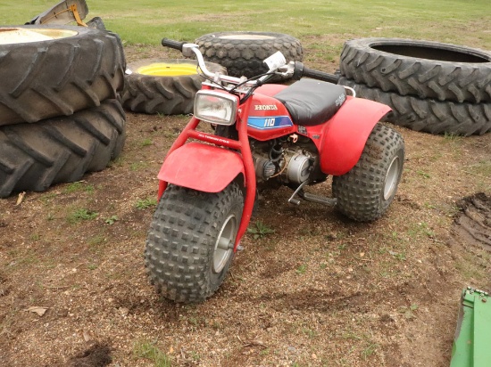 Honda 110 ATV 3 Wheeler - No Title #