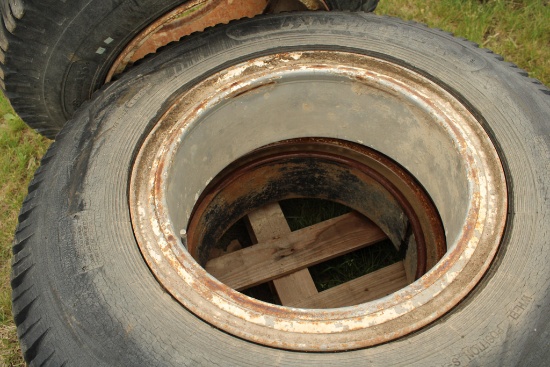 9.00 x 20  Tires w/ Rims #