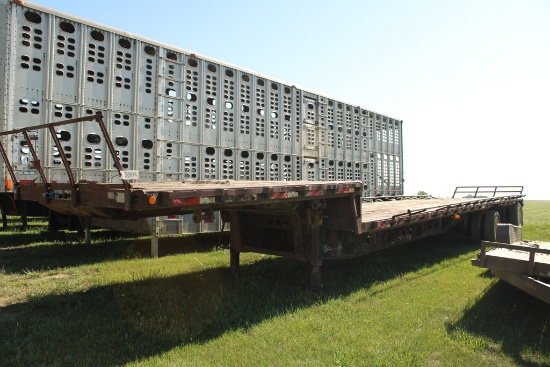 1997 Trail King 102" x 48' Drop Deck Trailer #
