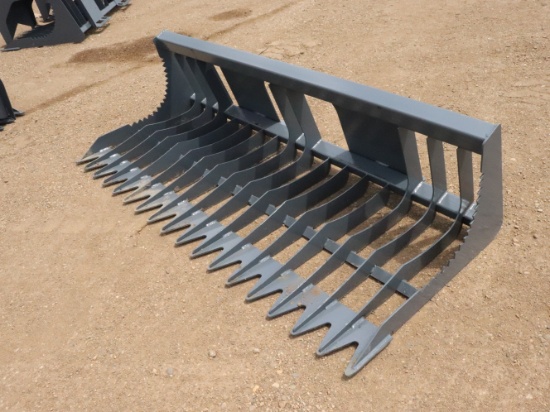 Big Dog 75" Skidsteer Rock Bucket #