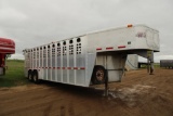2000 Wilson 7' x 24' Alum Stock Trailer #
