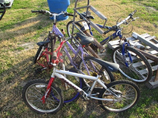 Paper Rack & 4 Bikes