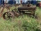 Old Tractor with spoke wheels