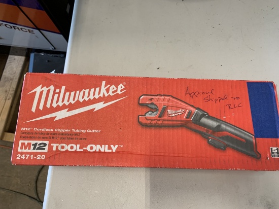 Milwaukee M 12 Copper tubbing cutter tool Only