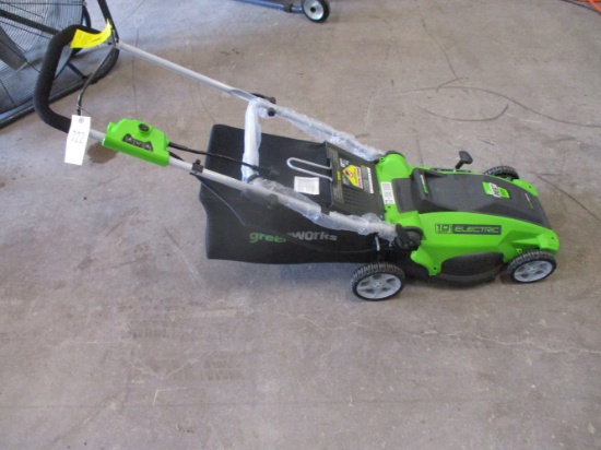 Green works 16" Electric Push Mower