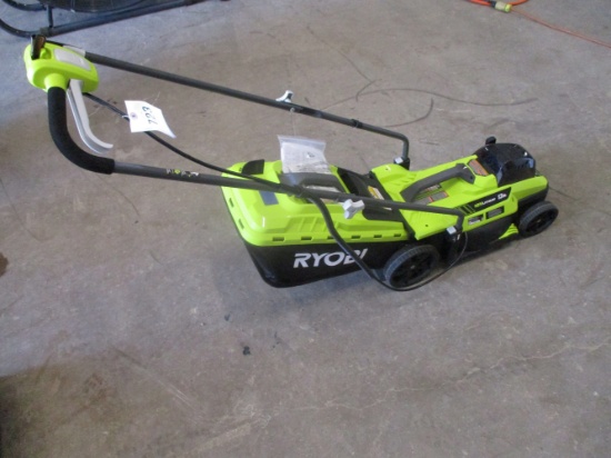 Ryobi 18V 13" Push Mower with Battery & Charger