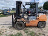 Toyota Model 7FDKU40 Diesel Forklift 10K Lbs Runs