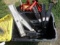 Tote full of New Lawn Mower blades