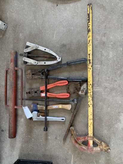 Bolt Cutters, Puller, T Post Driver, Pipe bender