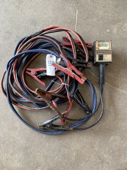 2 Sets of Jumper Cables & Battery Tester