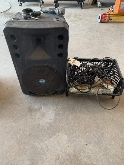 RCF Speaker with cords