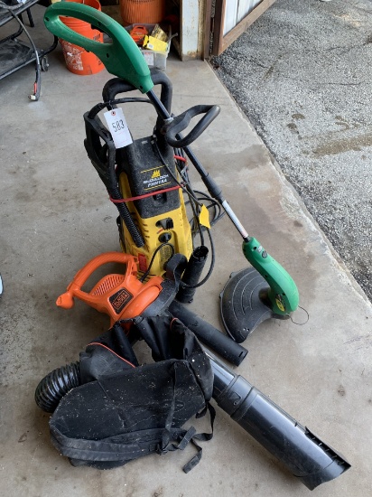 MCCulloch Electric Pressure Washer Electric & Leaf Blower