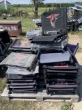 Pallet full of Texas Tech, north Texas, TCU Bleacher seats