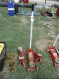 2 ton Floor Jack, Bottle Jack, & 4 Jack stands