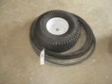 Mower Belt & 15 x6.00 wheel & tire