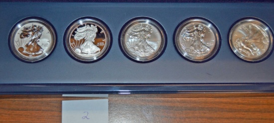 Us Mint 25th Anniversary Silver Coin Set