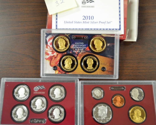 2010 Us Mint Silver Proof Set