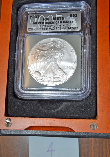 Ms 70 2007 Silver Eagle