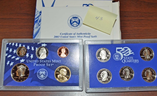 2003 Us Mint Proof Set