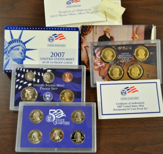 2007 Us Mint Proof Set