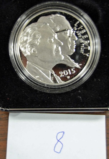 Proof 2015 March Of Dimes Silver Dollar