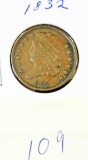 1832 Half Cent