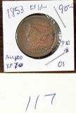 1853 Half Cent