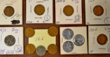 14 Wheat Pennies - 1918s, 1913d, 1920d, 1925s, 1931d, 1921, 1944s, 1952d, 1930d, 4-1943