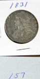 1831 Bust Half