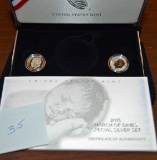 2015 March Of Dimes Silver Set (missing Dollar Coin)