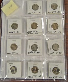 2009 P & D Nickels (11 Sets)