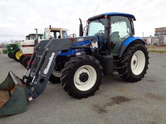 New Holland TS130A with loader SN ACP274790